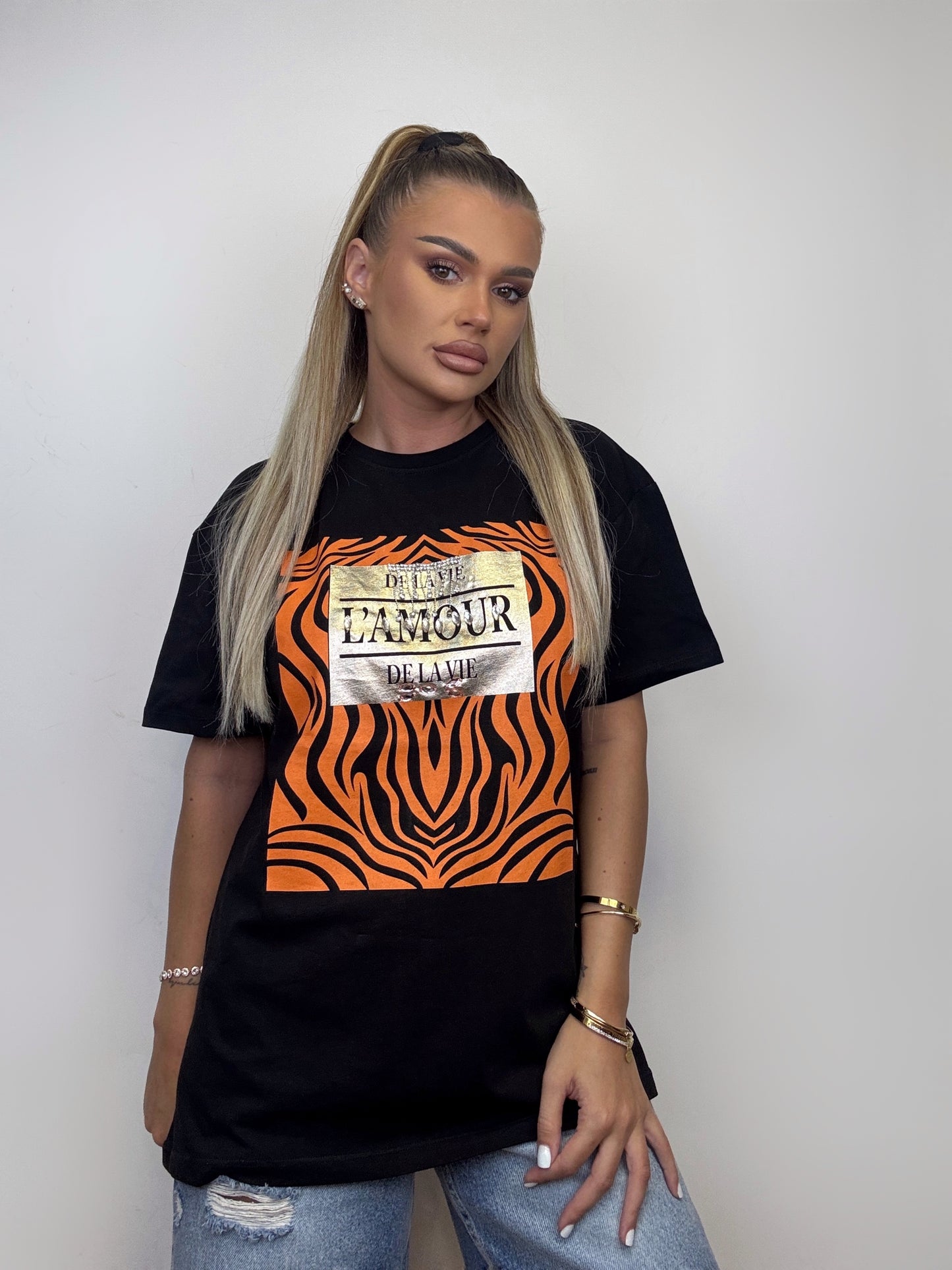Tricou Negru L'amour