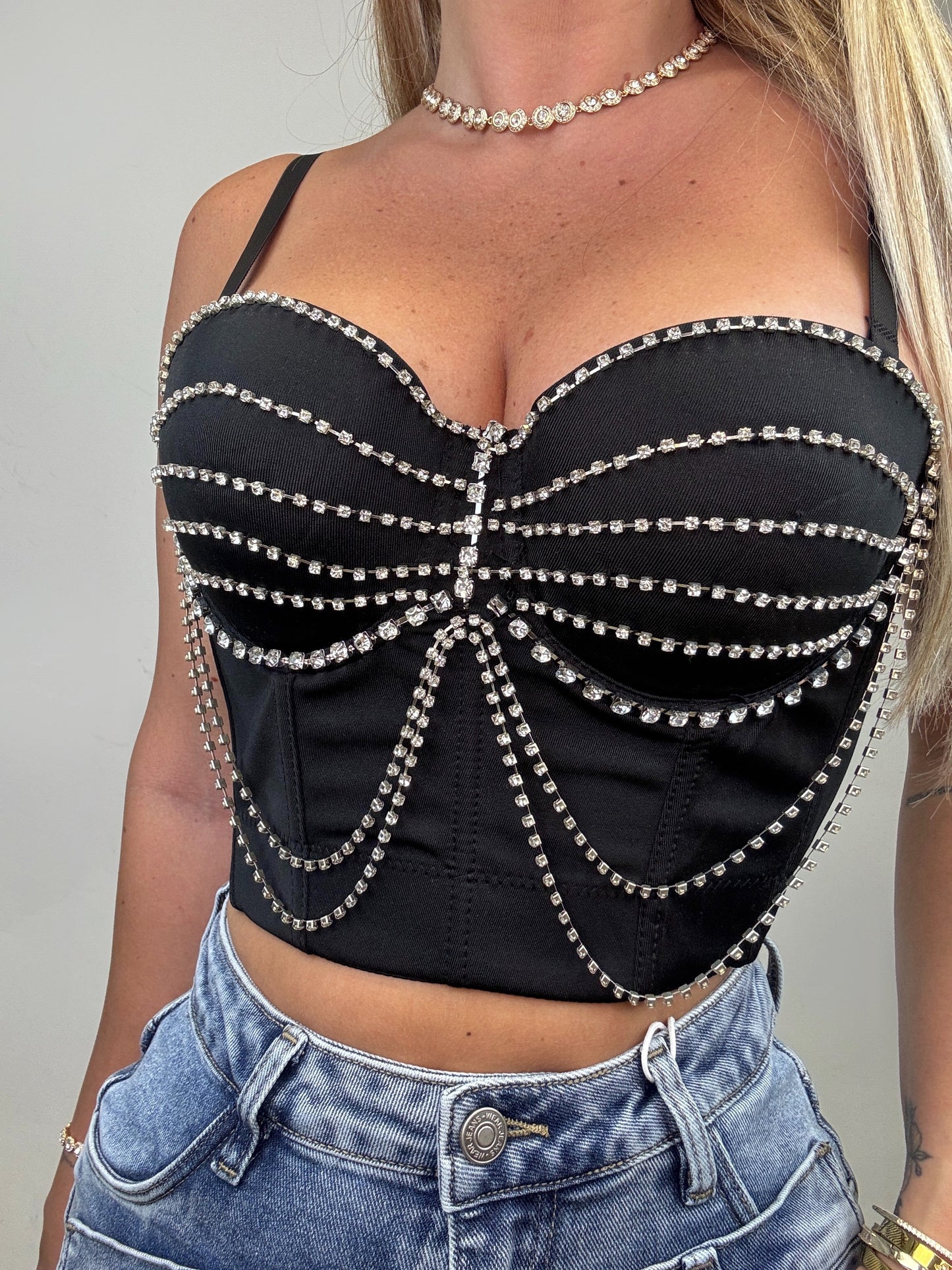 Top Negru Shaya
