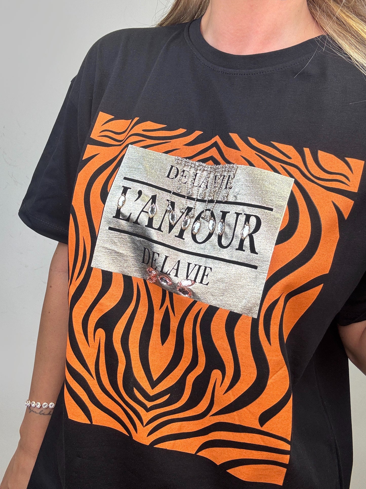 Tricou Negru L'amour