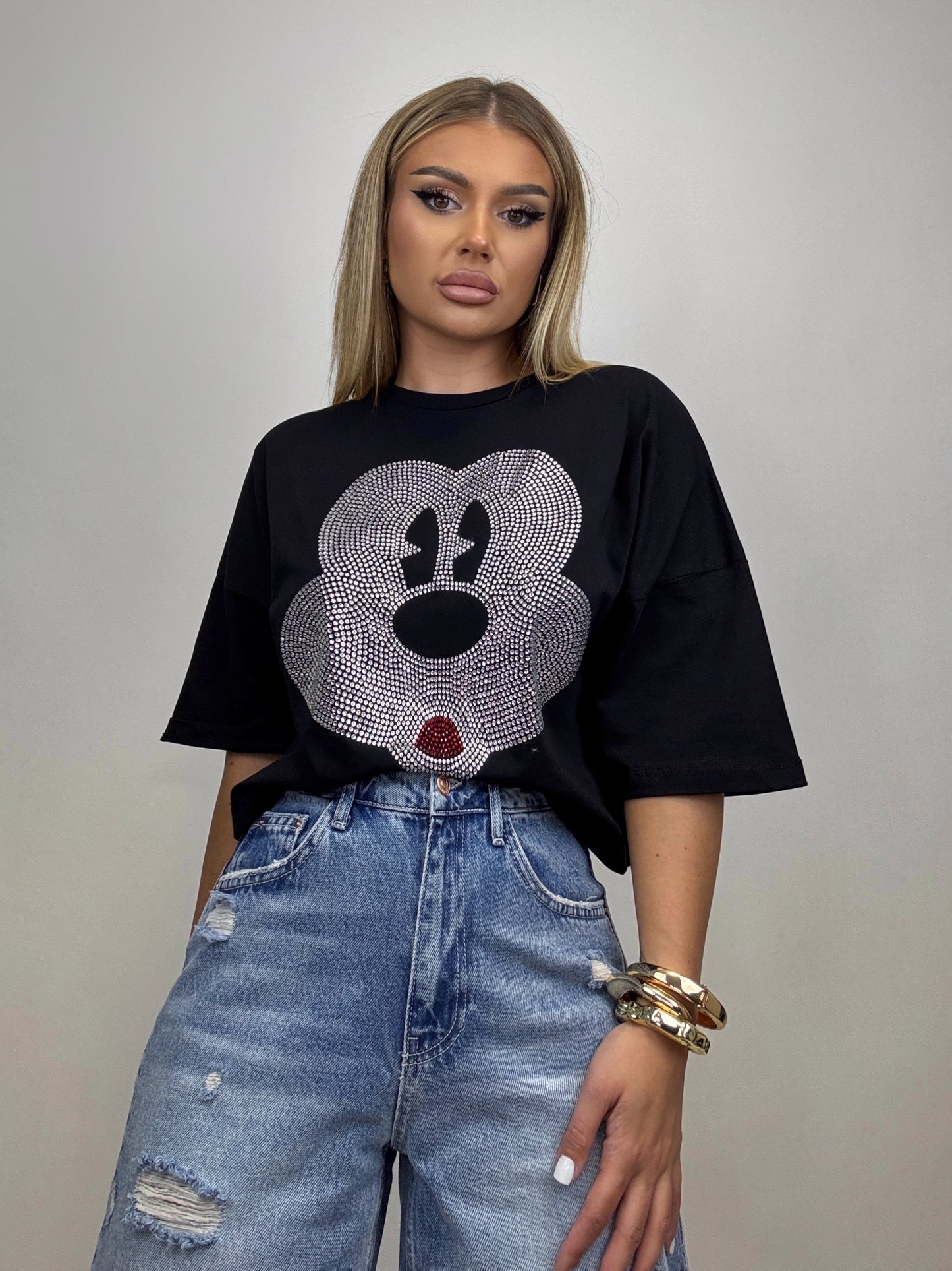 Tricou Negru Mickey