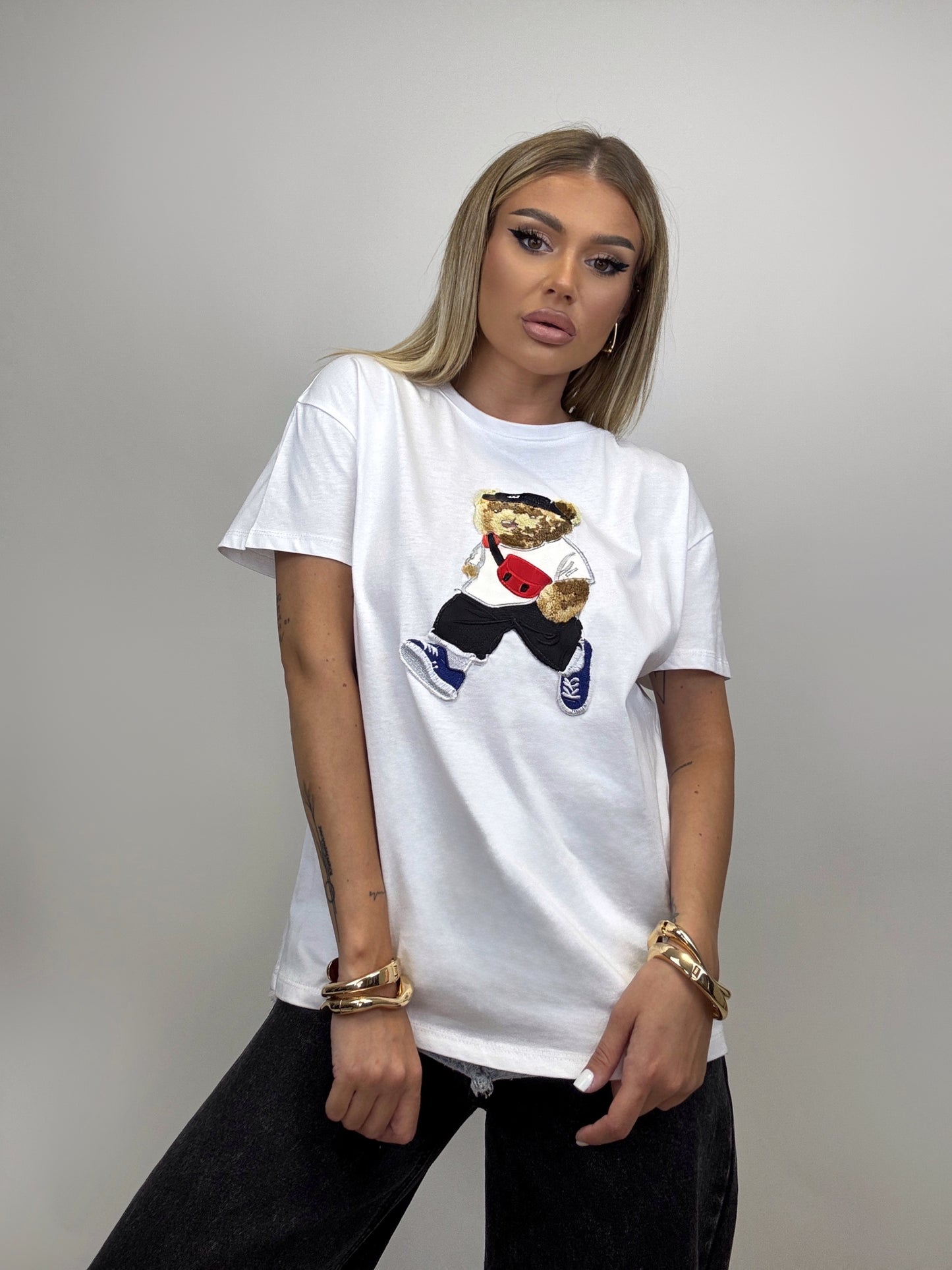 Tricou Alb Bear