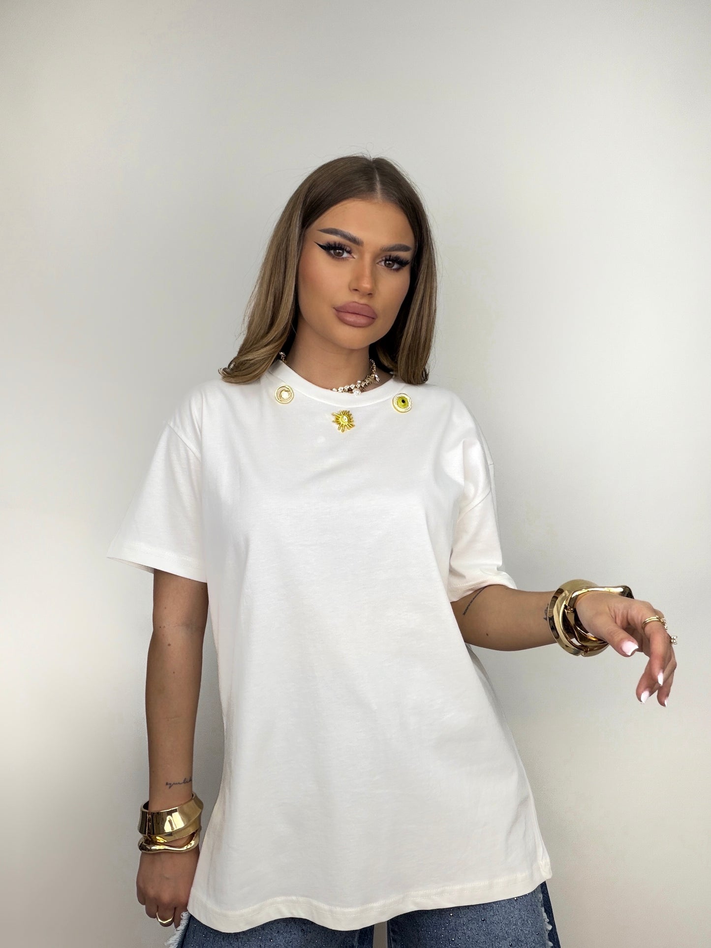 Tricou Alb Mayla