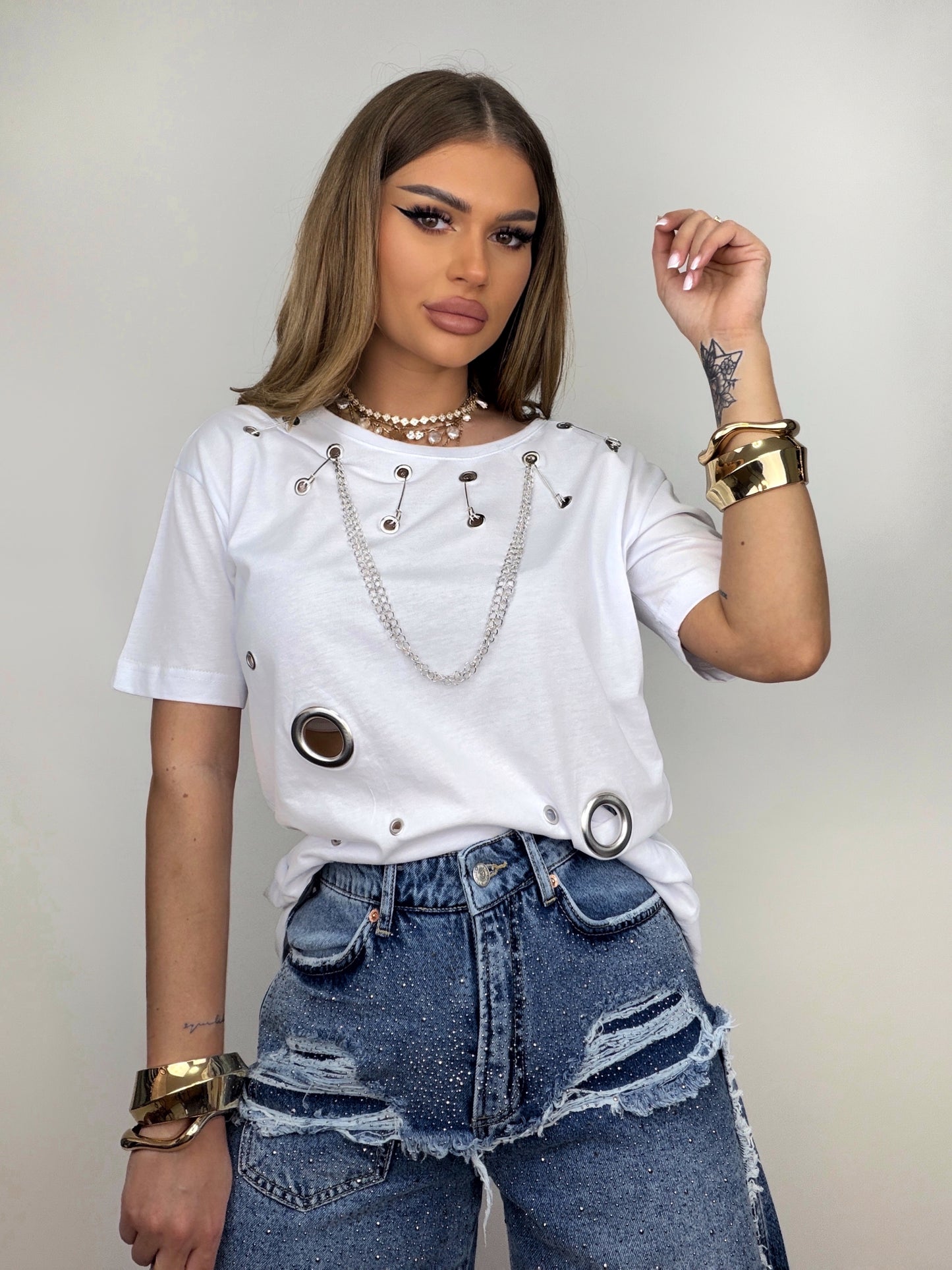Tricou Alb Eva