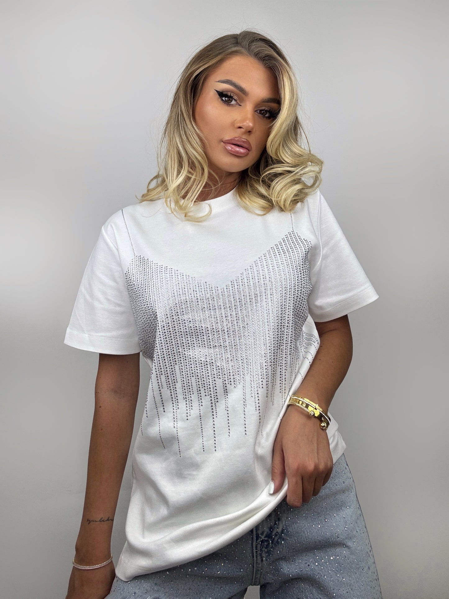 Tricou Alb Lanny