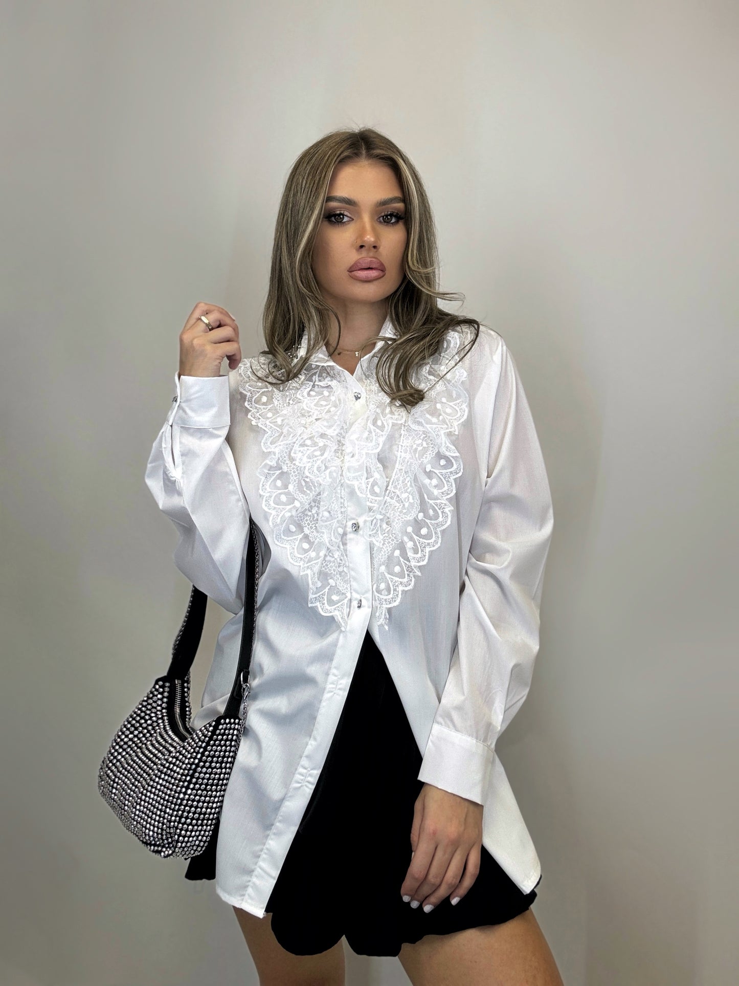 Camasa Alba Vivienne