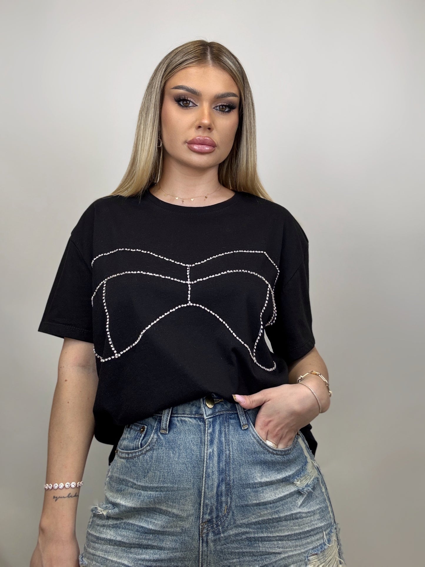 Tricou Negru Skyla
