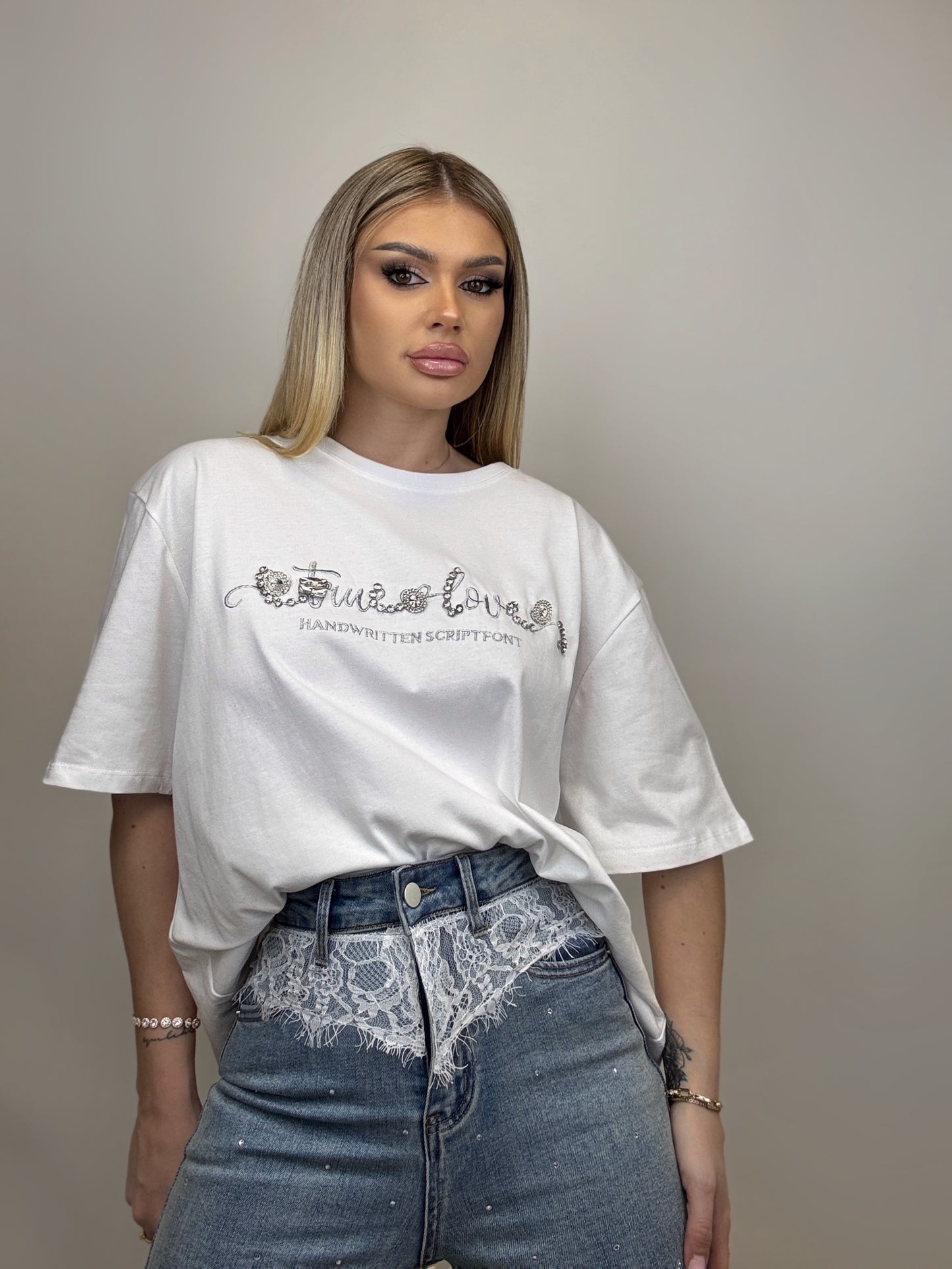 Tricou Alb Adaline