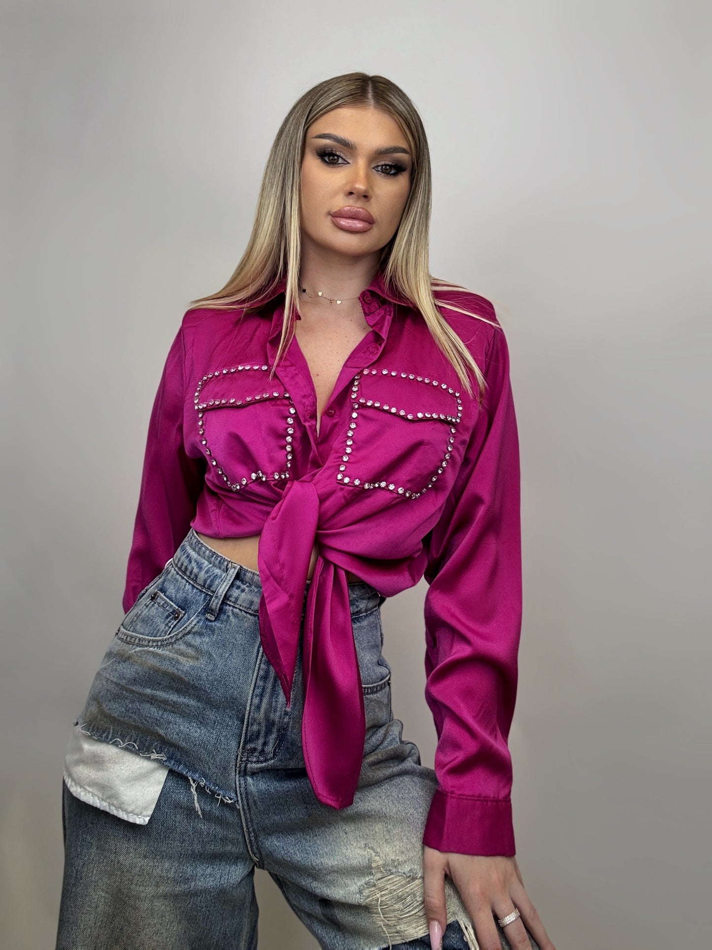 Camasa Electric Pink