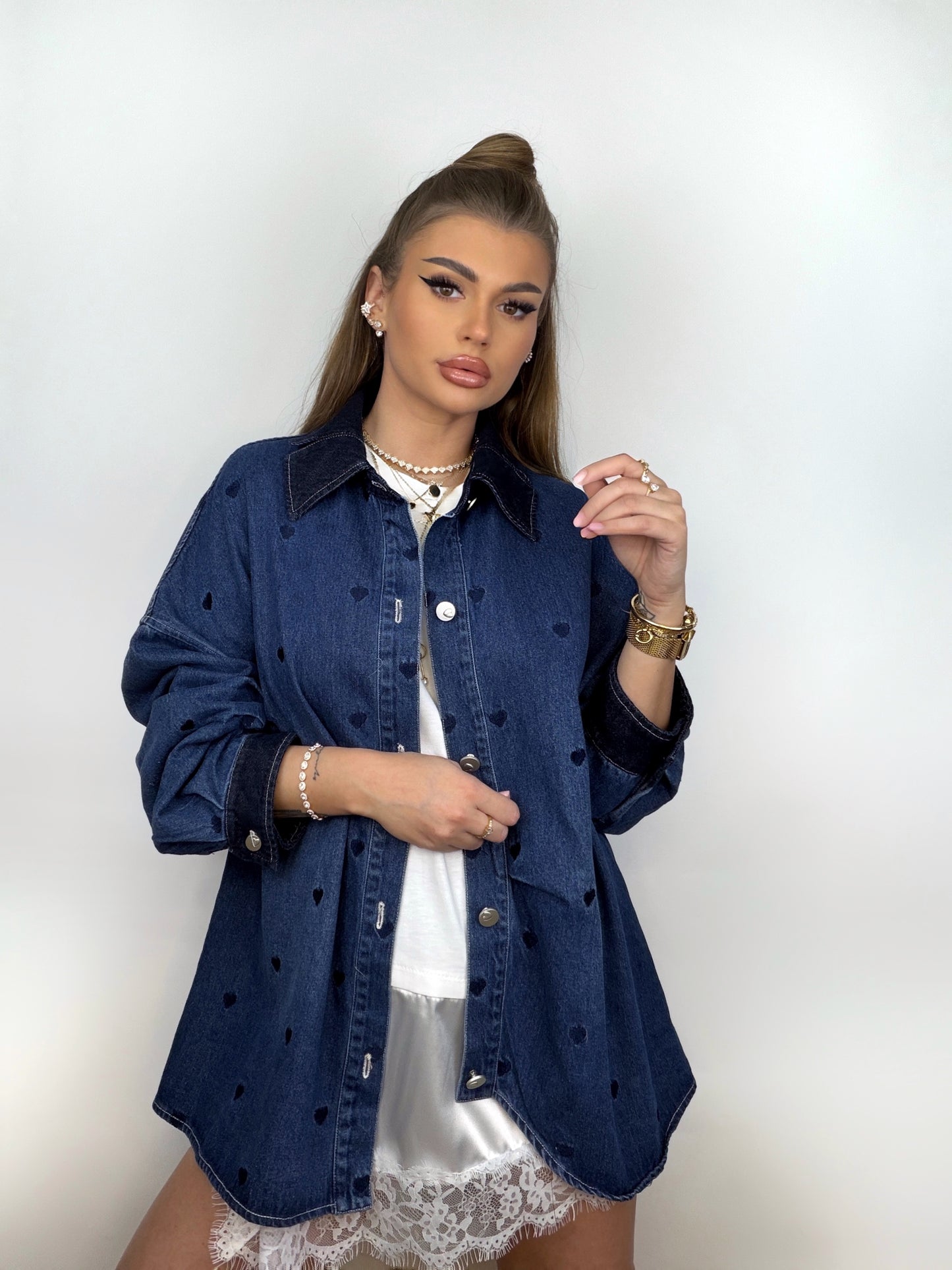 Camasa Denim Heart