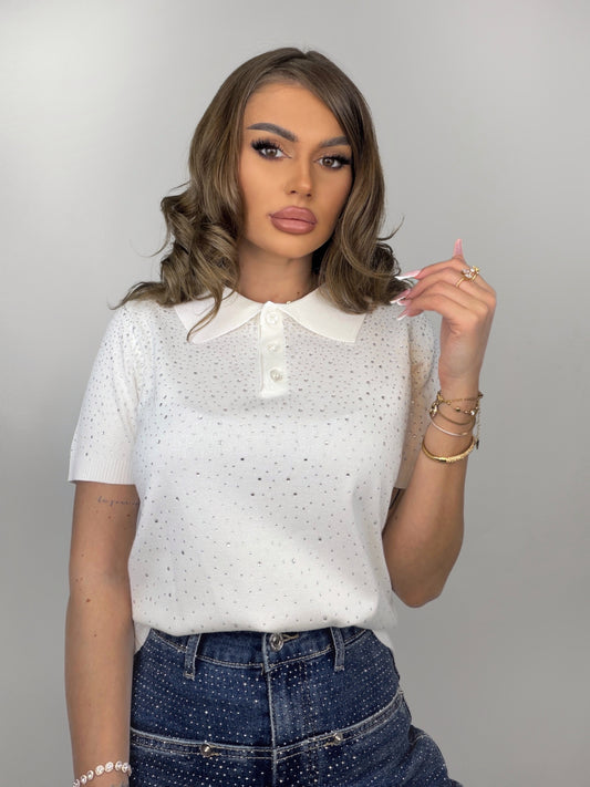 Tricou Alb Mayla