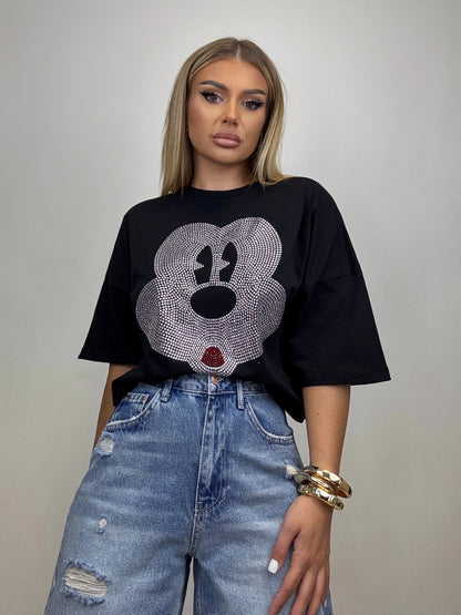 Tricou Negru Mickey