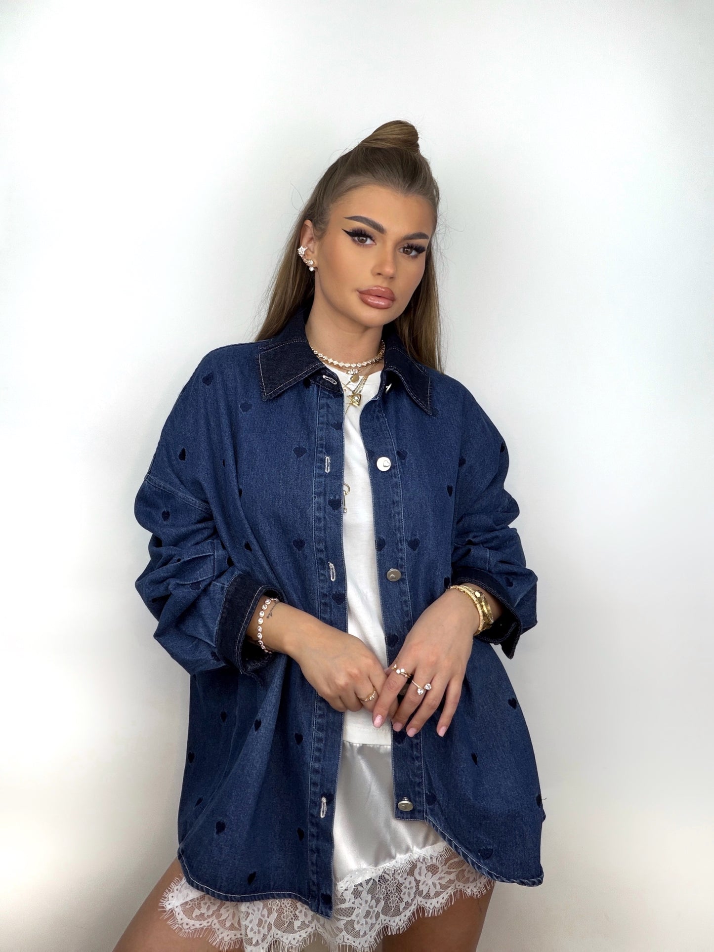 Camasa Denim Heart