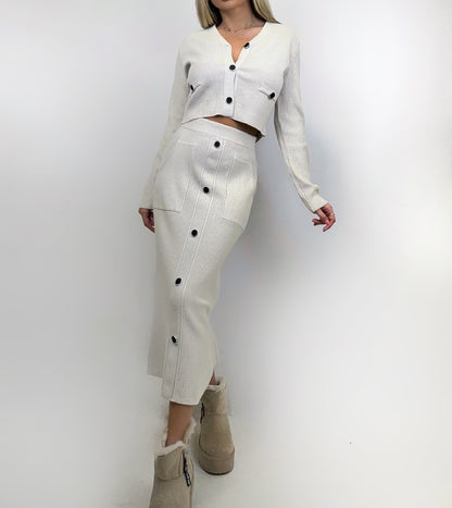 Compleu Tricot Bej Alison