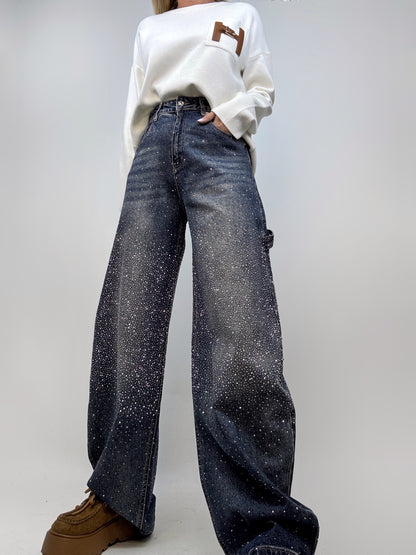 Blugi Full Strass Balloon