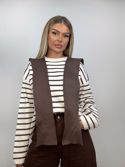 Bluza Brown Lines