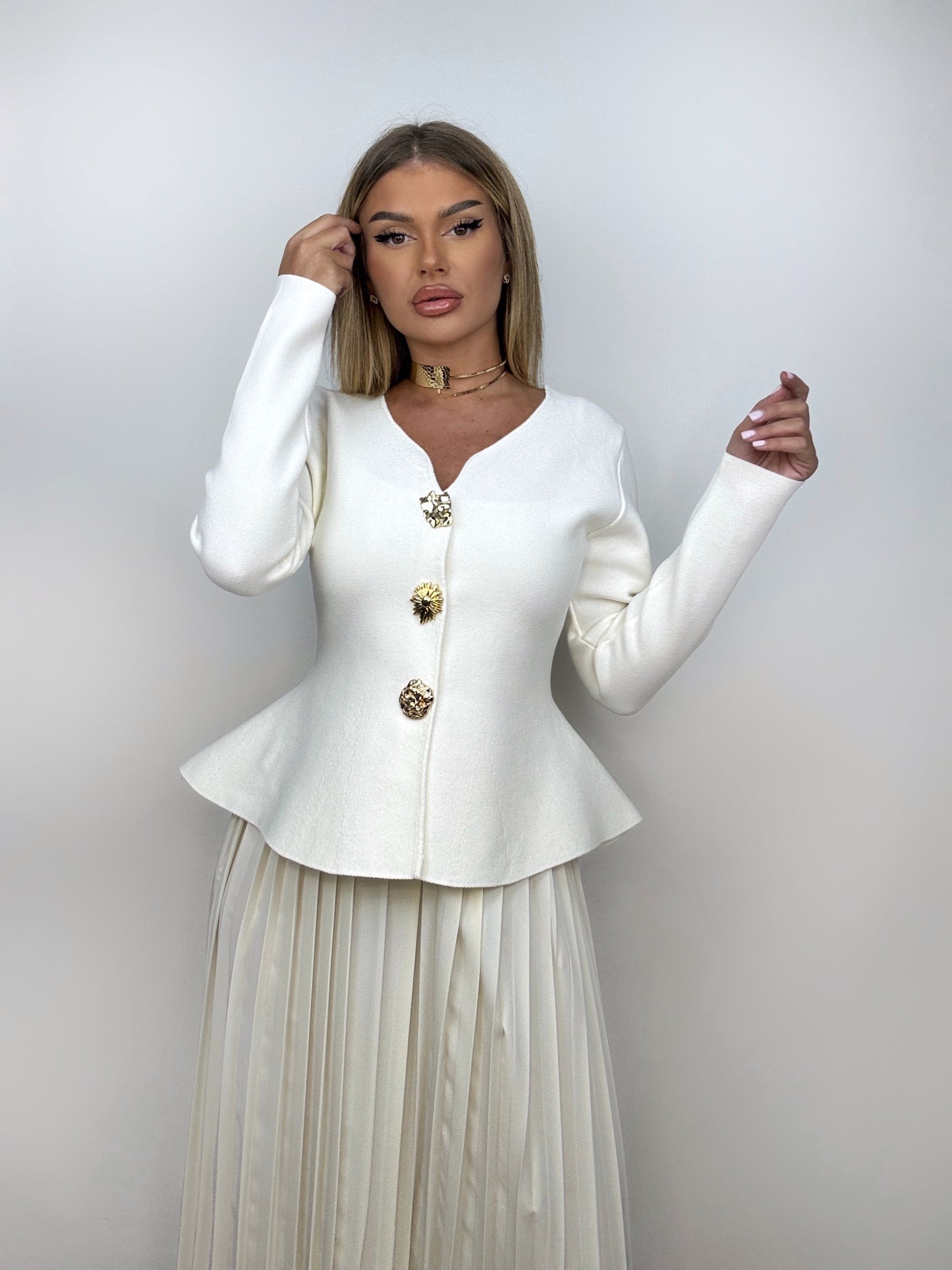 Compleu Alb Ballerina