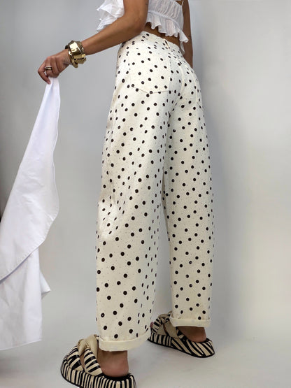 Blugi Bej Dots