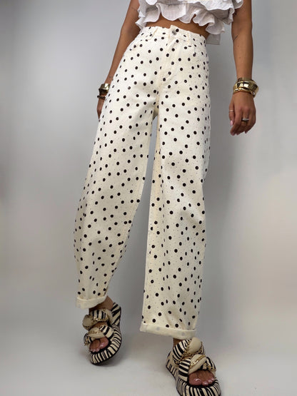 Blugi Bej Dots
