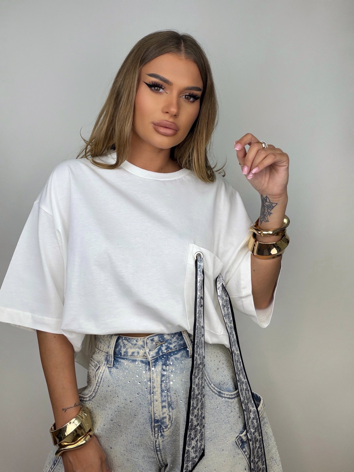 Tricou Alb Etta