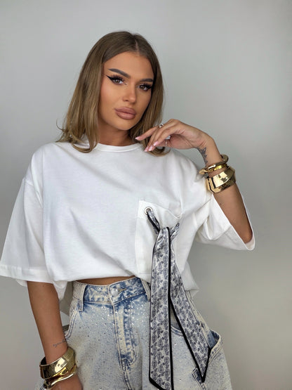 Tricou Alb Etta