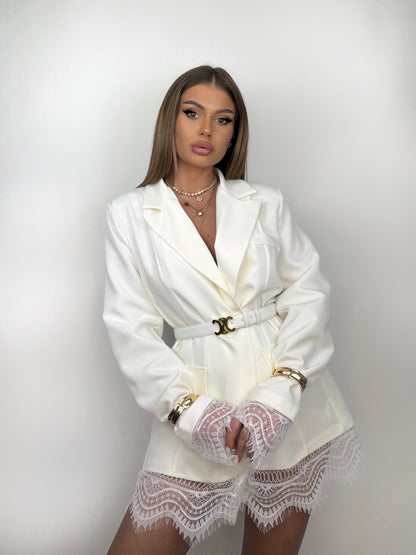 Sacou Alb Lace