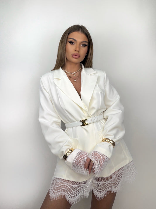 Sacou Alb Lace