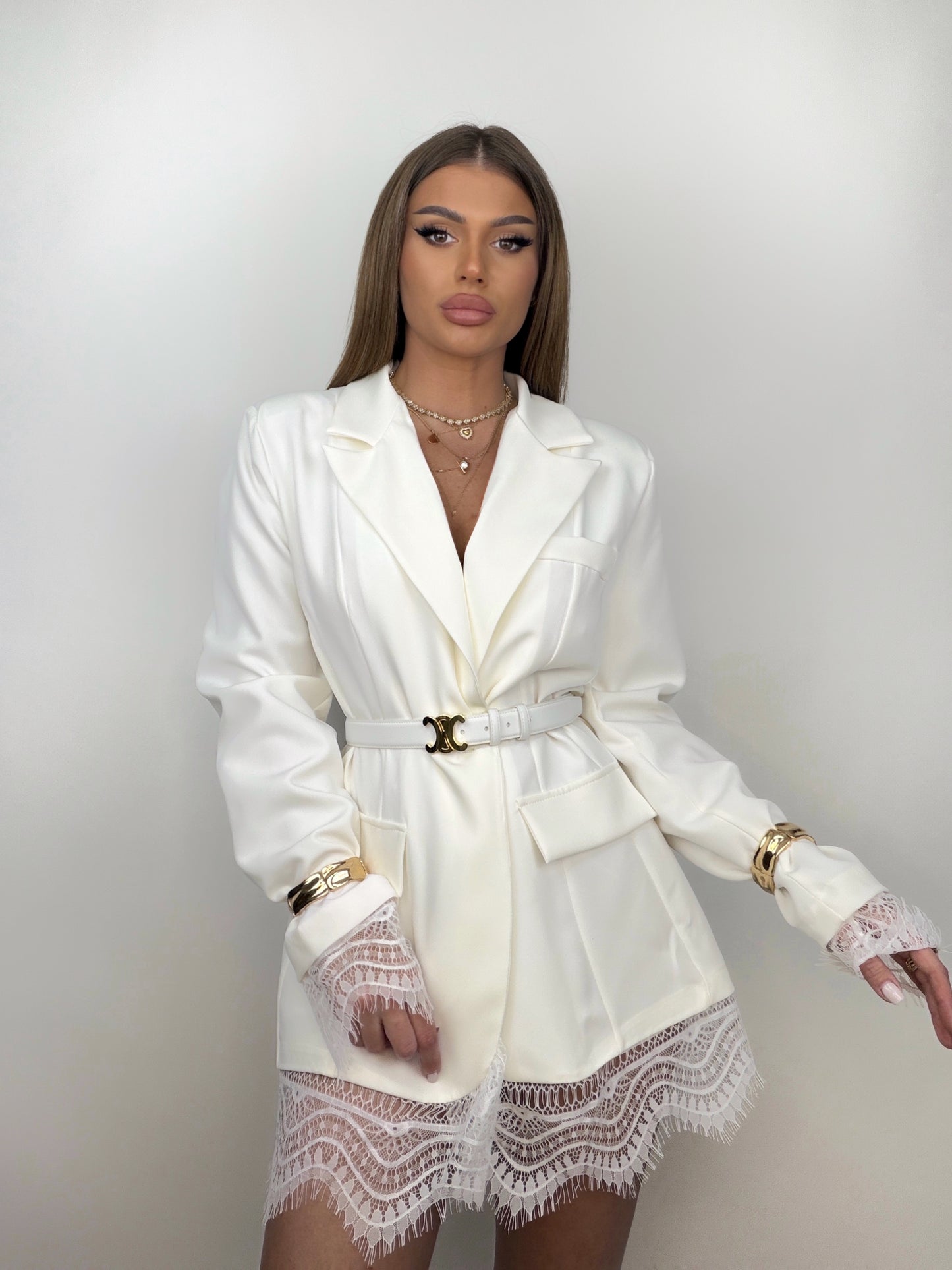 Sacou Alb Lace