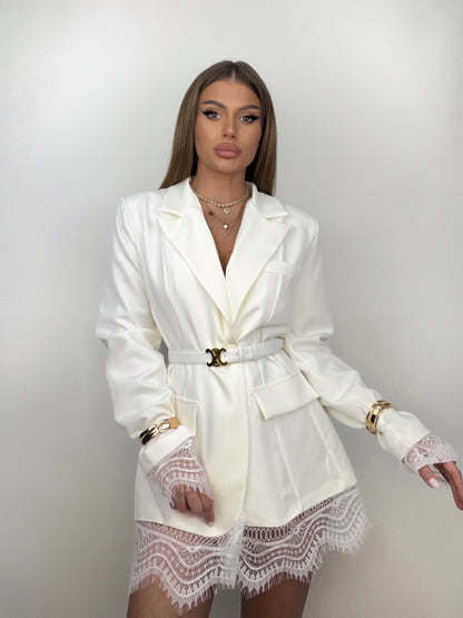 Sacou Alb Lace