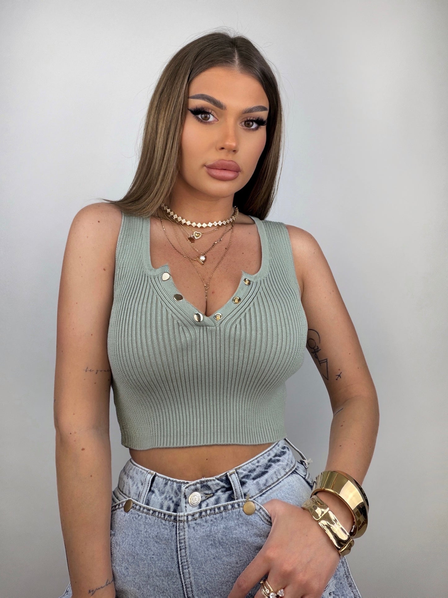 Top Verde Sash