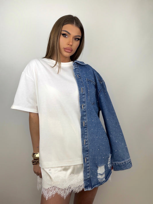 Rochie-Tricou White Gal