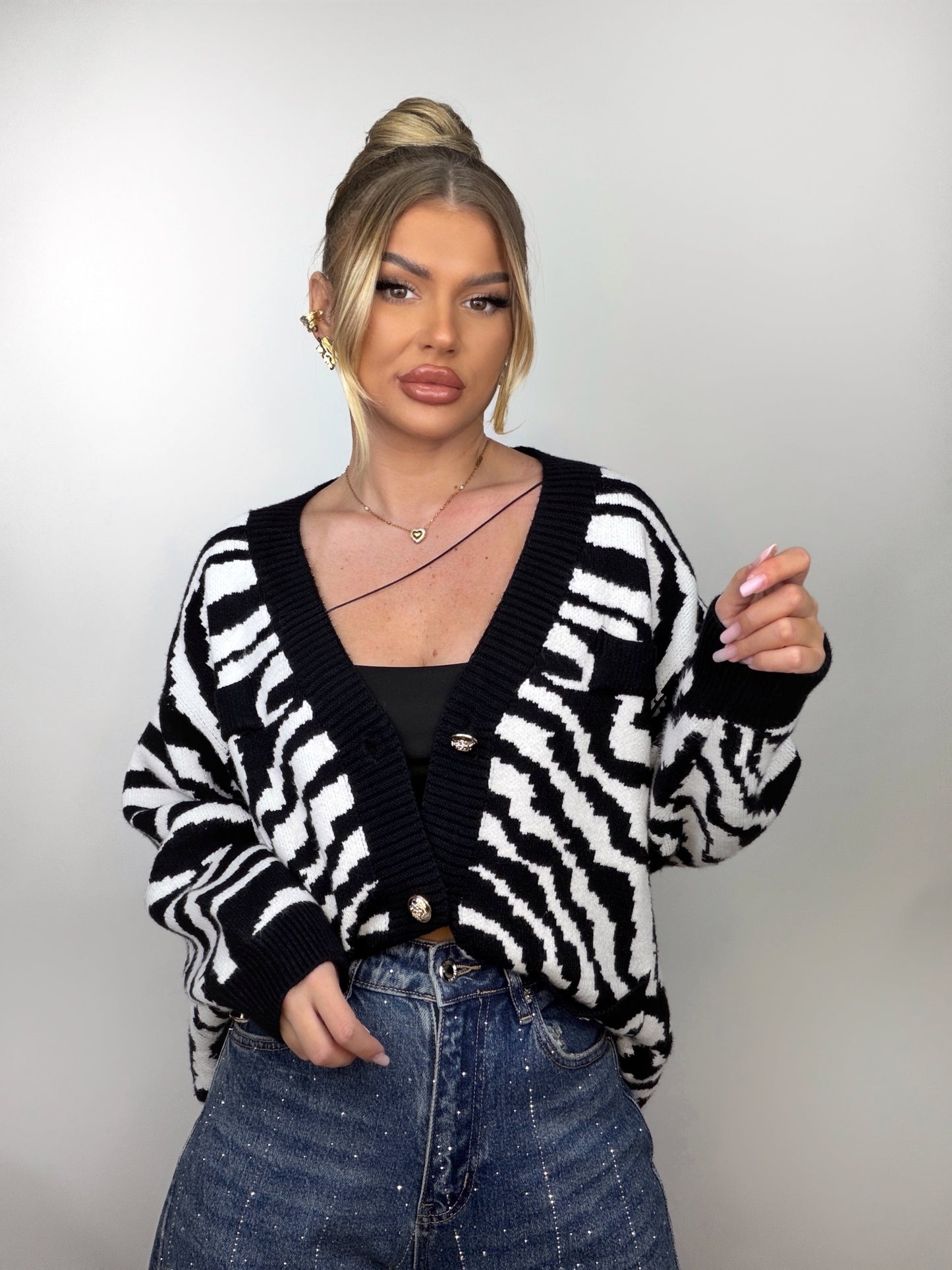 Cardigan Zebra