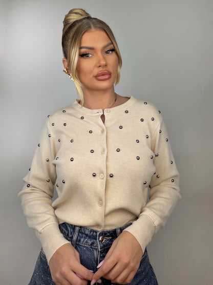 Cardigan Bej Syana