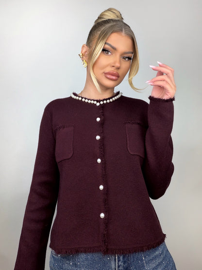 Cardigan Burgundy Rory