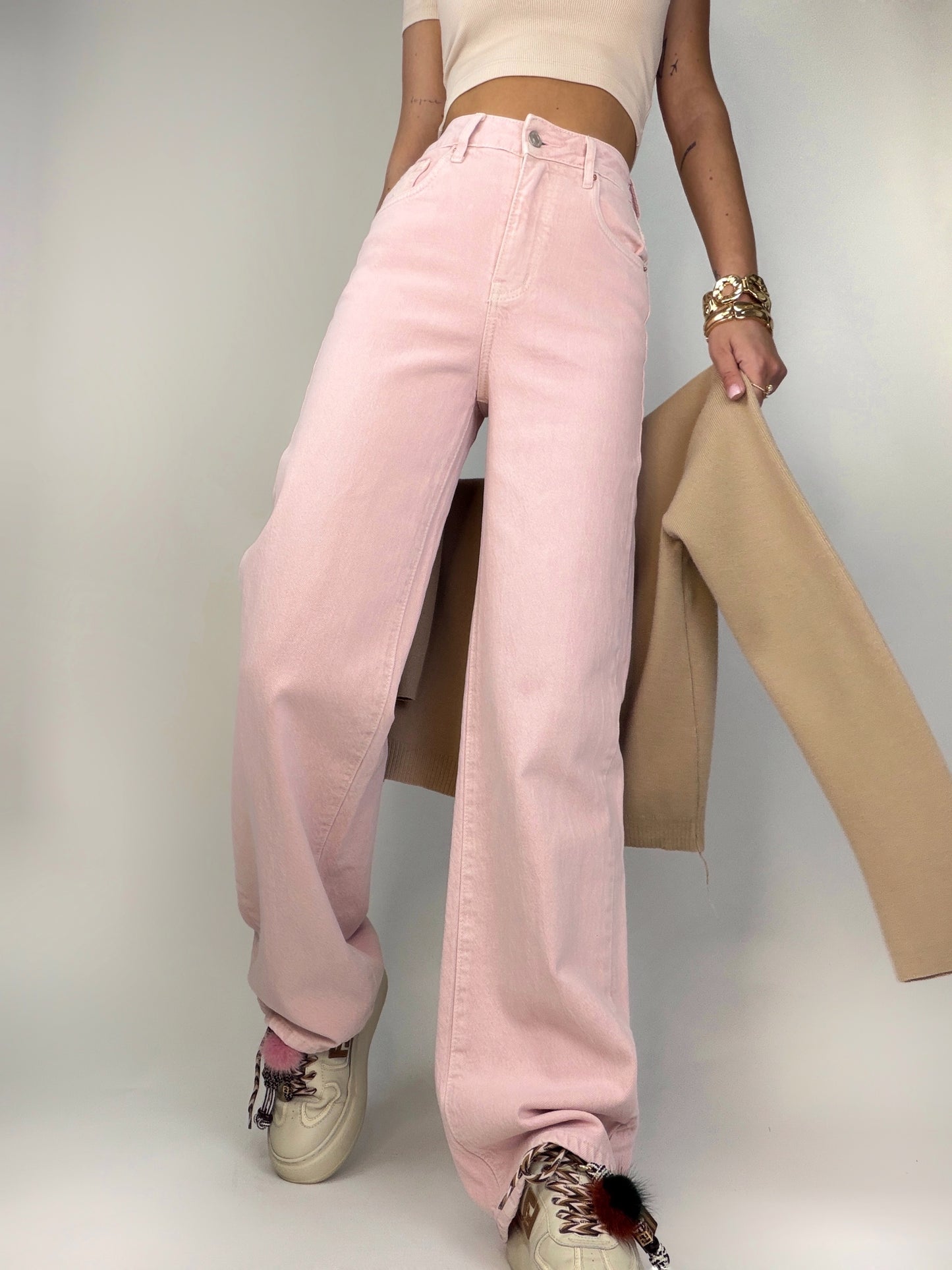 Blugi Pink Star