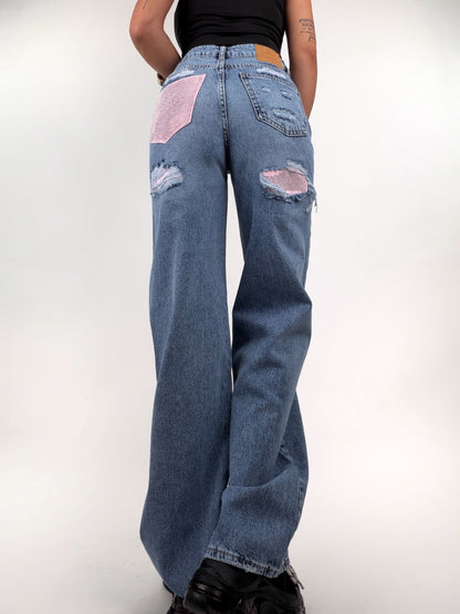 Blugi Dark Pink Blair