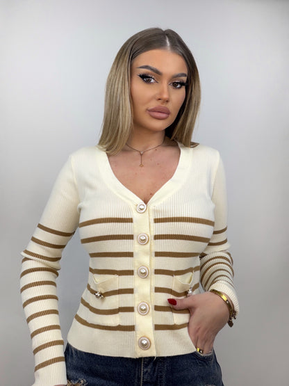 Cardigan Bej Isra