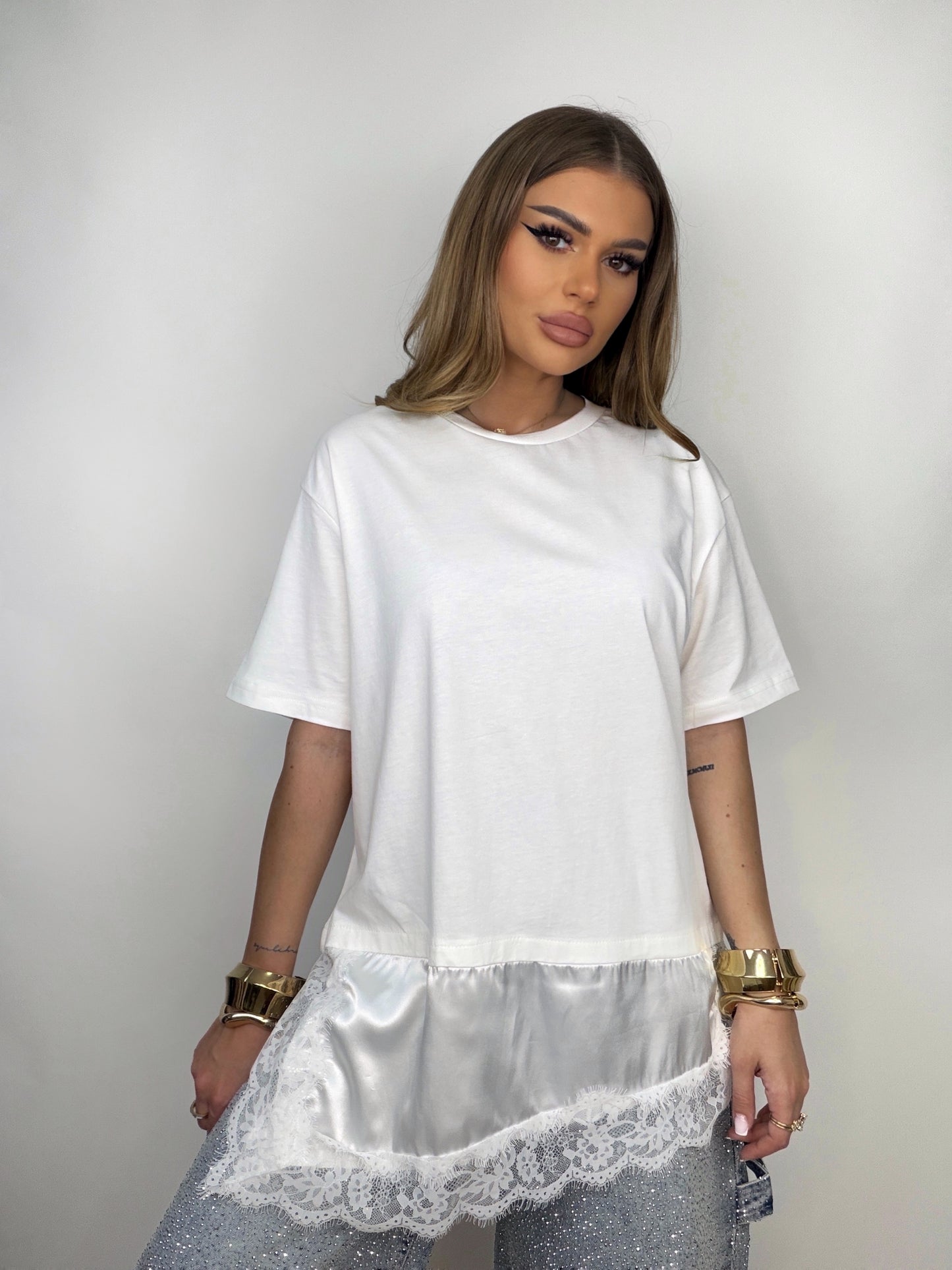 Tricou Alb Marty