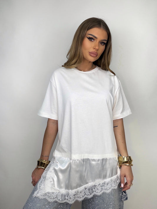 Tricou Alb Marty