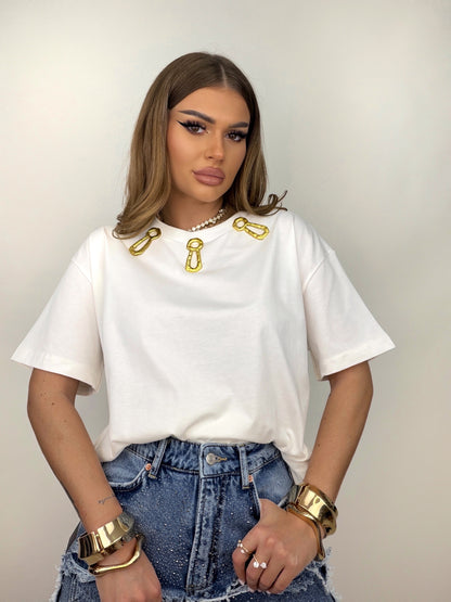Tricou Alb Ivy