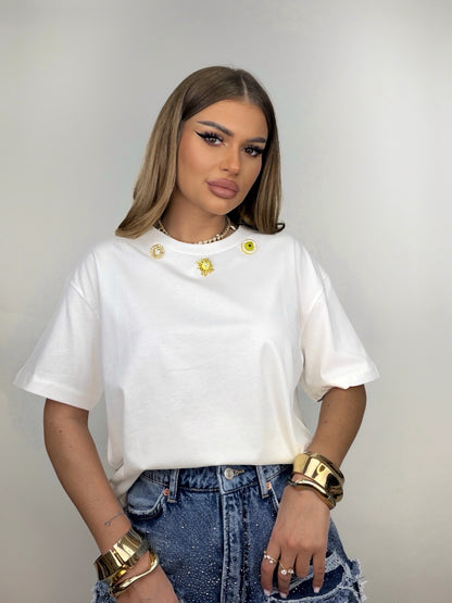 Tricou Alb Mayla