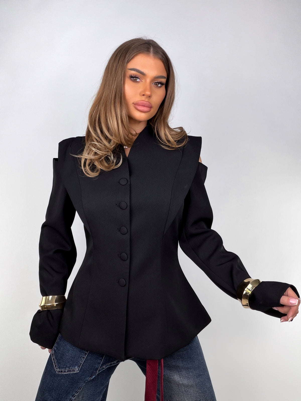 Sacou Negru Fiora