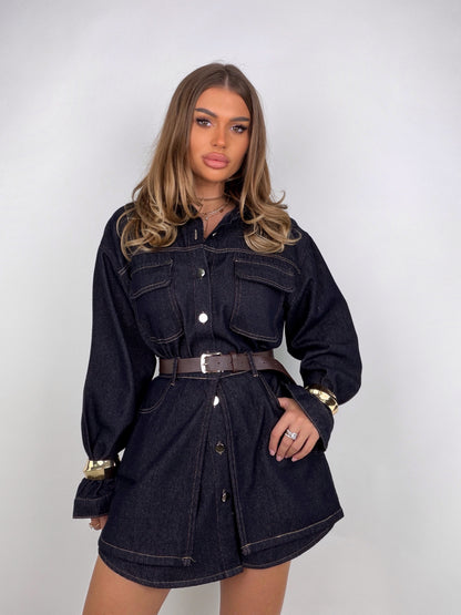 Rochie-Camasa Denim