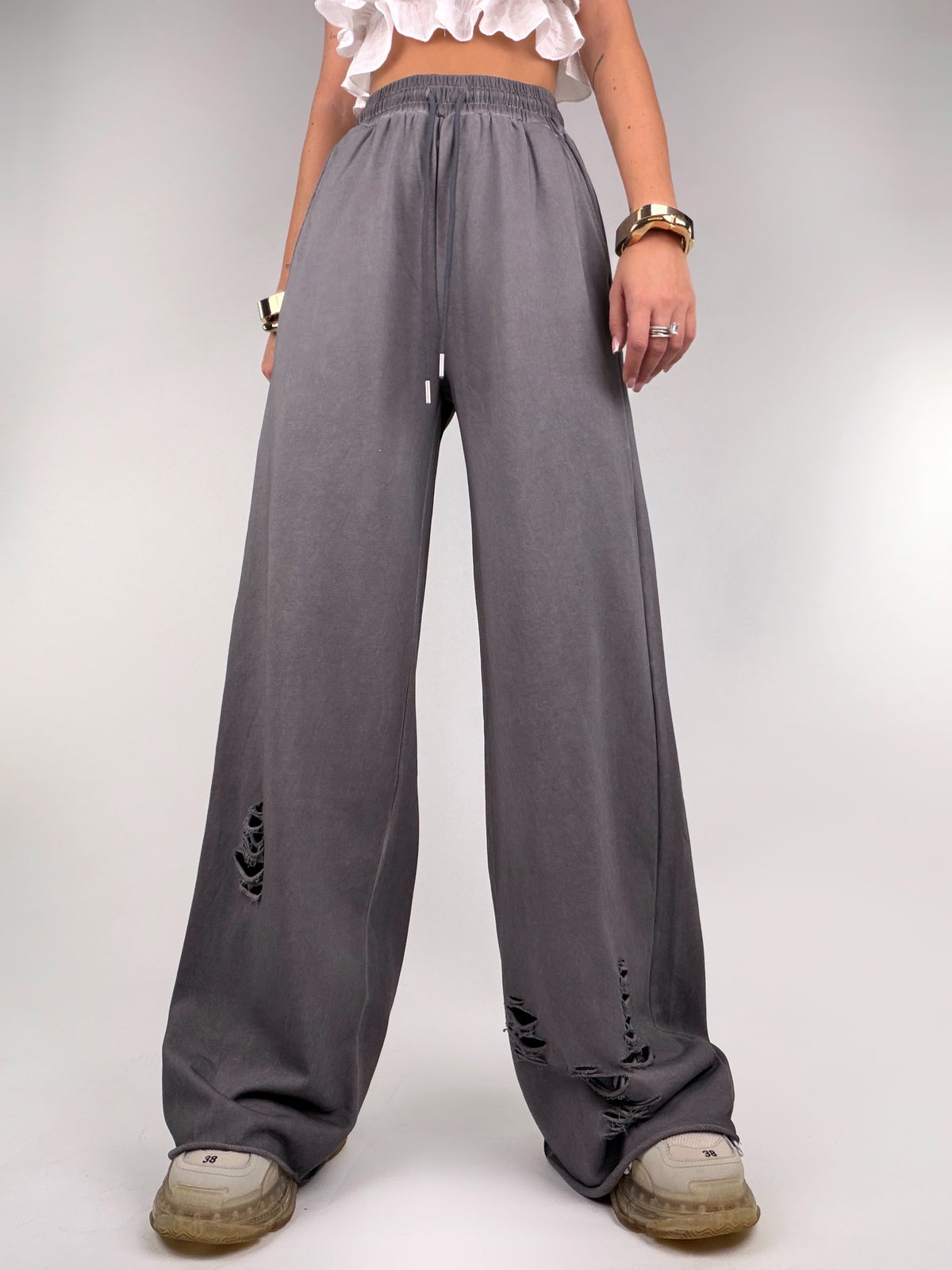 Pantaloni Gri Eliss