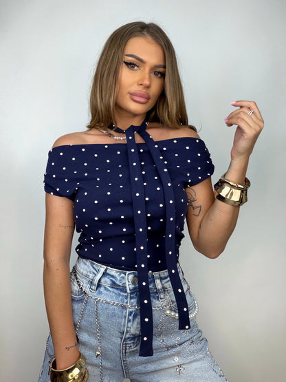Tricou Blue Dots