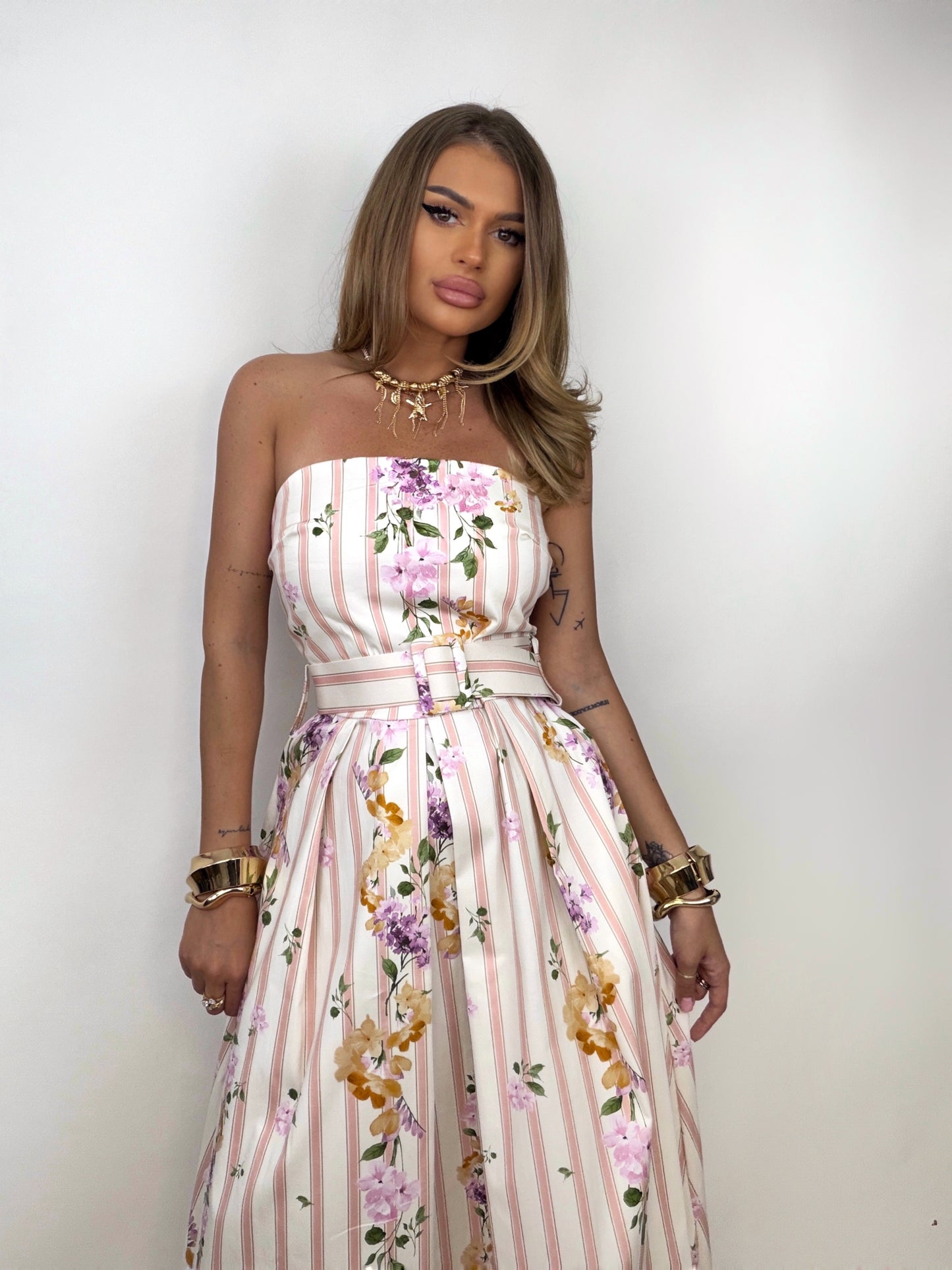 Rochie Pink Line