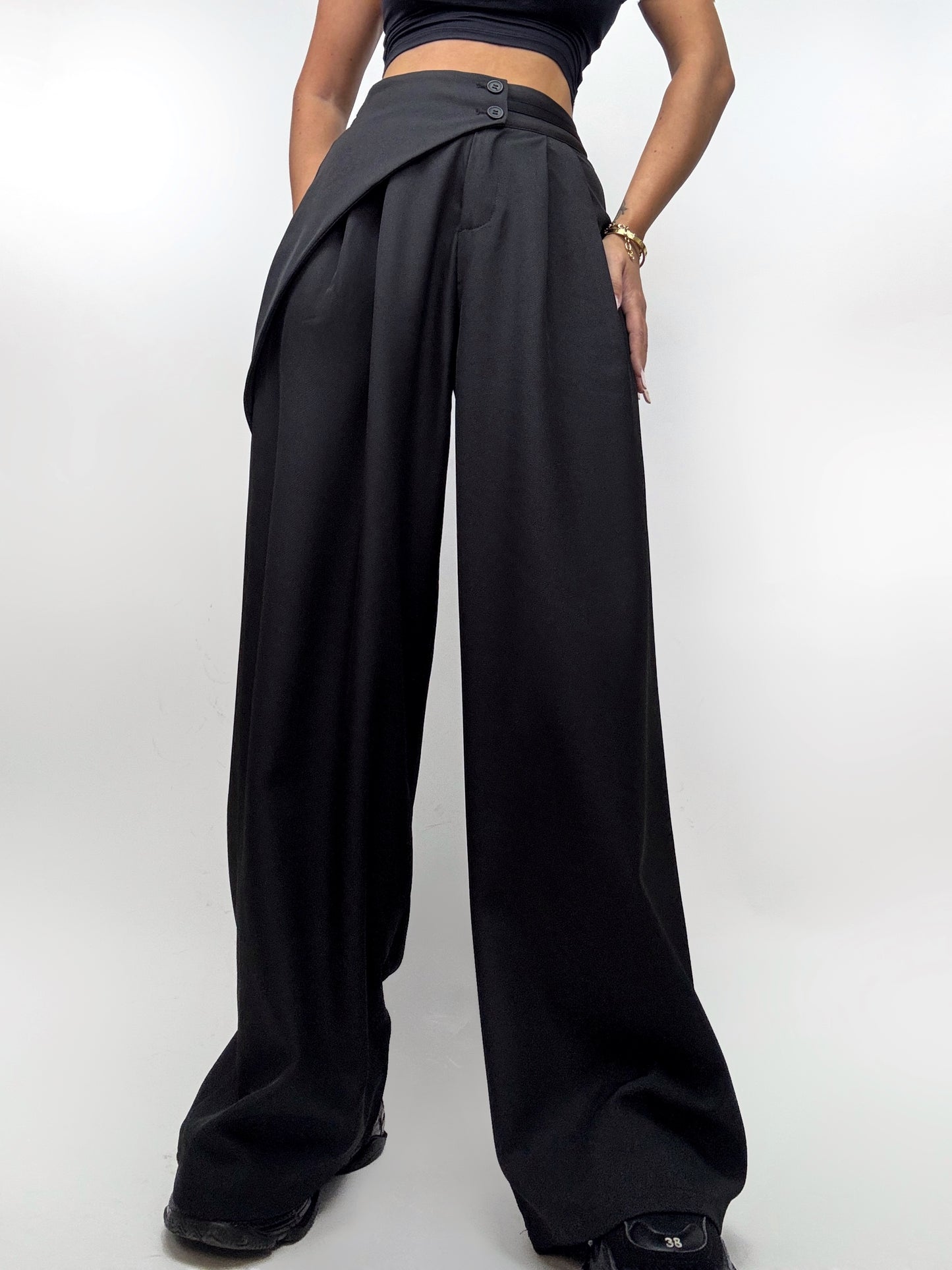 Pantaloni Negri Abbie