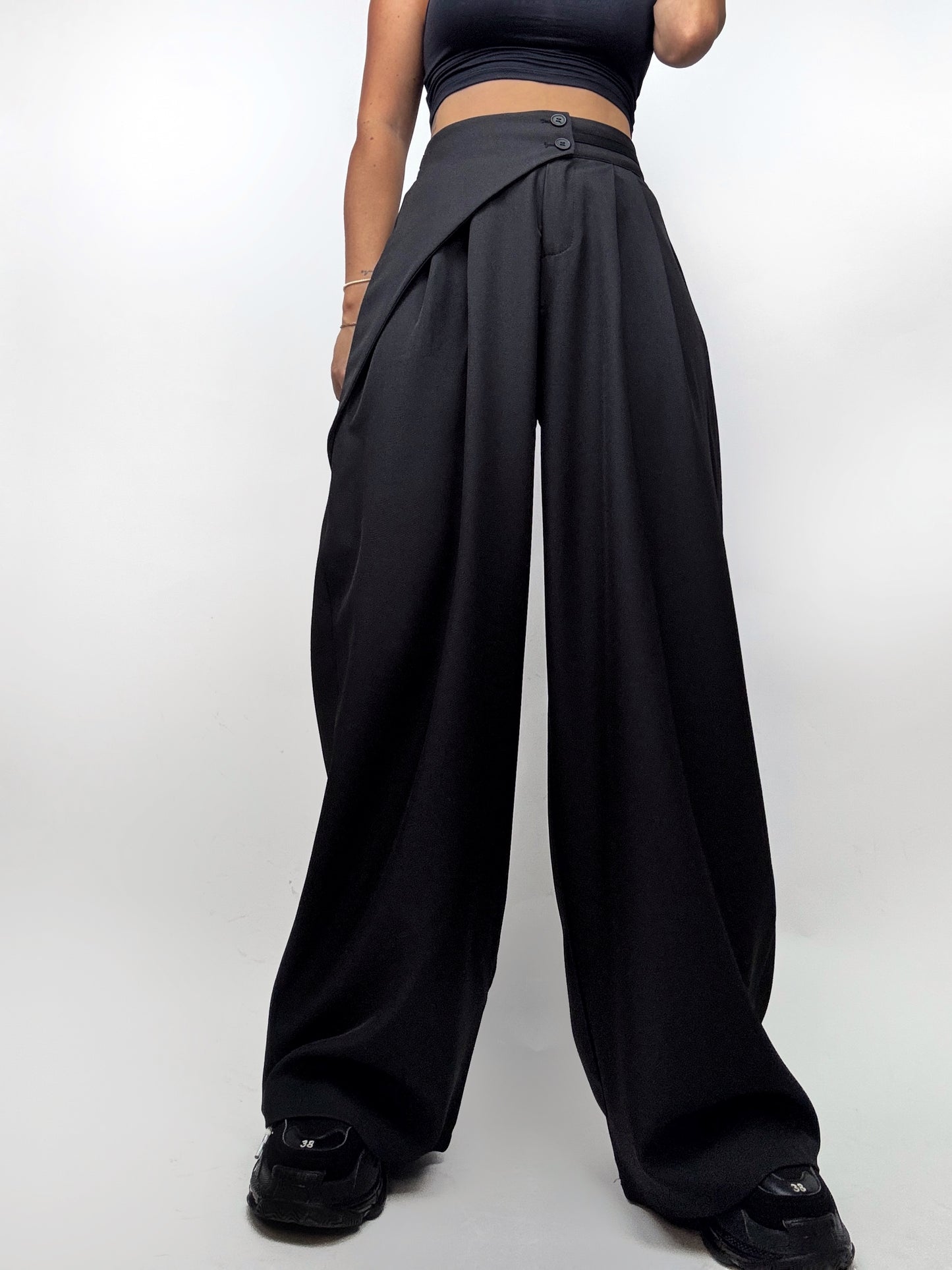 Pantaloni Negri Abbie