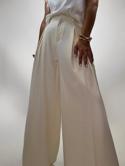 Pantaloni Bej Blandine