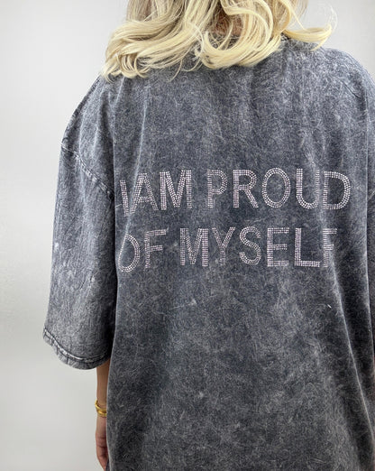 Tricou Gri Myself