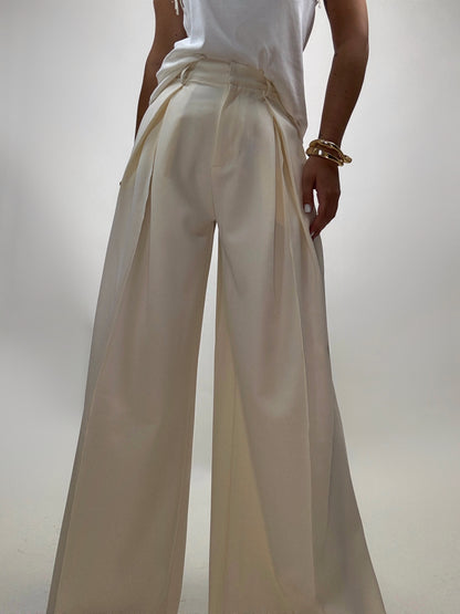 Pantaloni Bej Blandine
